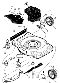Part Location Diagram of 672500 Murray DISCONTINUED